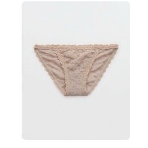 NWT Aerie Show Off Vintage Lace String Bikini Panty